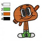 Fanboy and Chum Chum Darwin Watterson 03 Embroidery Design